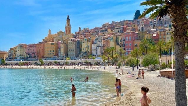Menton # Monaco - F1 Gp - 4 Persons - Sea View - New - Parking - Clim - Premium - Beach And Sun Kültér fotó