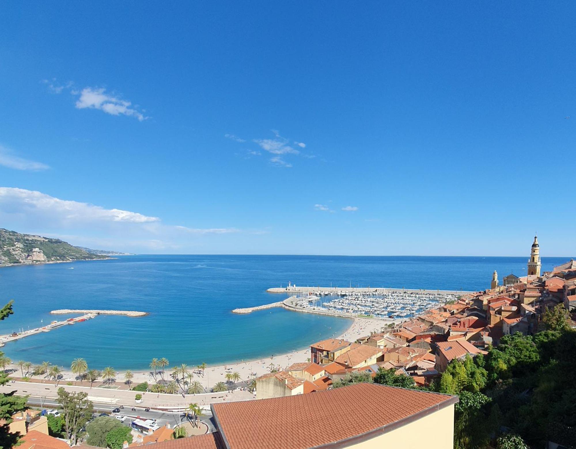 Menton # Monaco - F1 Gp - 4 Persons - Sea View - New - Parking - Clim - Premium - Beach And Sun Kültér fotó